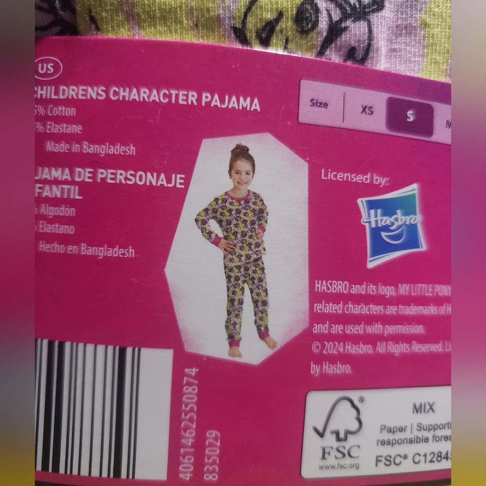 Girl's My Little Pony / Pajamas Set - Picture 4 of 5